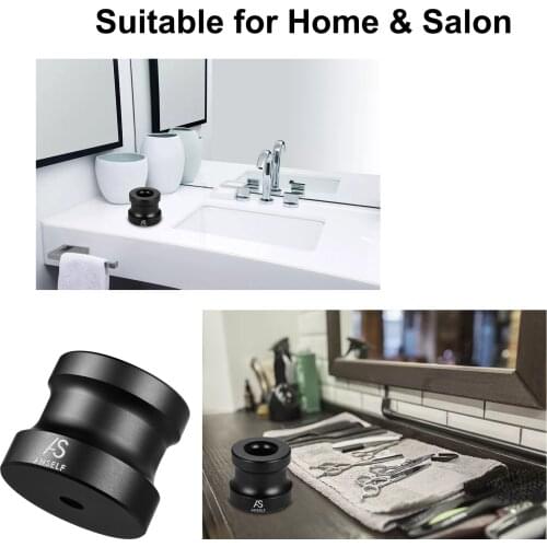 Anself Mini Shaving Base Stand Shaving Tool For Men’s Shaving Razor Holder Stand Aluminum
