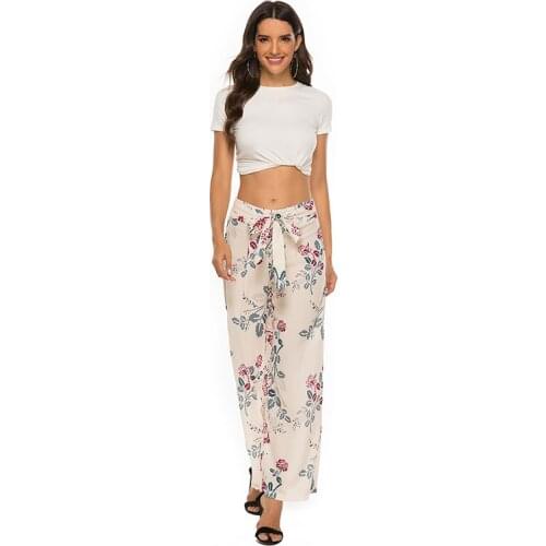 Women Pants New Fashion Printing High Waist Hip Hop Pants With Wide Leg Cool Trousers Hot Casual Pants For Femme