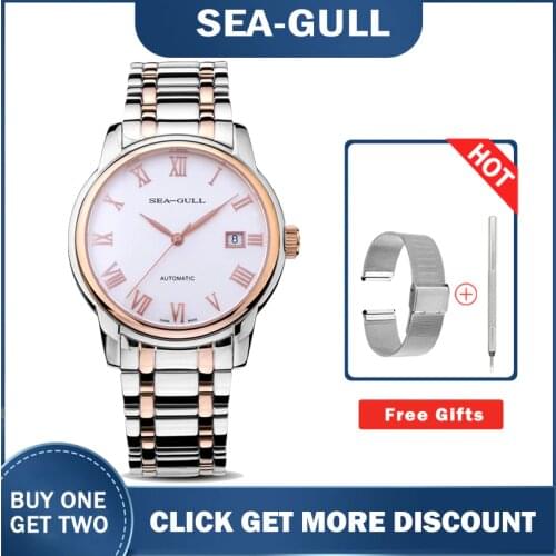 Seagull watch mens 217.393 Automatic Mechanical Watch Casual Business Montre Homme Watches for Mens father and themself