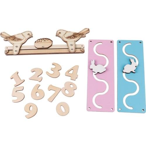 Baby Busy Board DIY Accessories Material Car Plane Rabbit Busyboard Early Childhood Education Wooden Toys Scrapbook Supplies