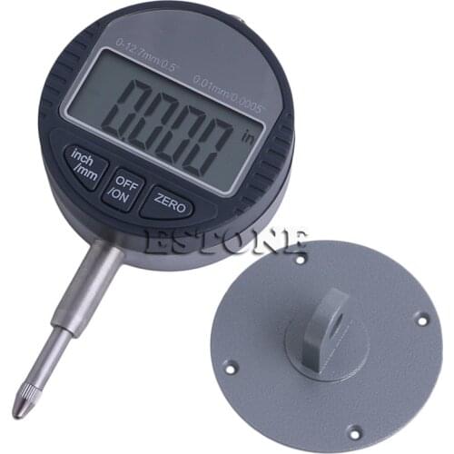 Range 0-12.7mm/1" Gauge Digital Dial indicator Precision Tool 0.01mm/0.0005"