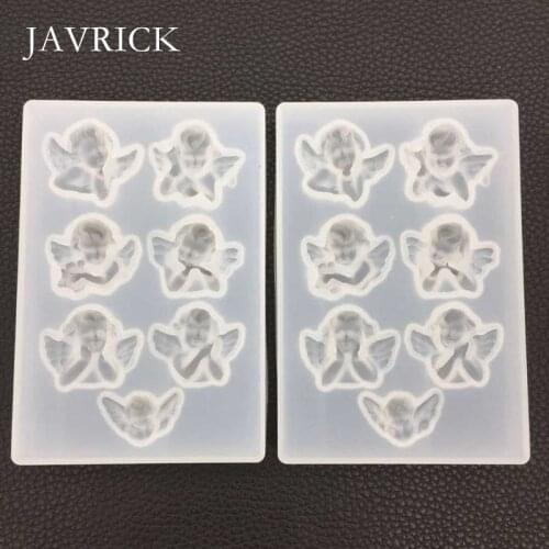 Little Angel Shape Silicone Mold DIY Clay UV Epoxy Resin Molds Pendant Jewelry Making Mould DIY Accessories Jewelry Making Tool