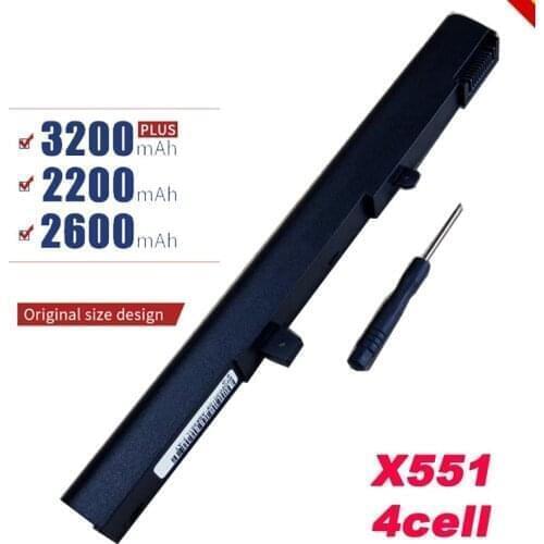 Laptop Battery A41N1308 A31N1319 0B110-00250100 X551M For Asus X451 X551 X451C X451CA X551C X551CA Series Free shipping