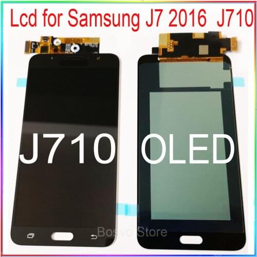 OLED for Samsung J7 2016 J710 LCD Screen display with touch Digitizer assembly OLED