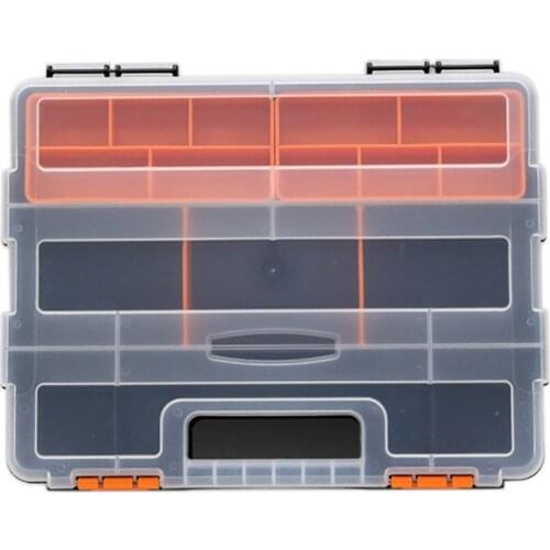 Protable Auto Repair Tools Box Plastic Hardware Tool Storage Case Spanner Screwdriver Parts Organizer Boxes