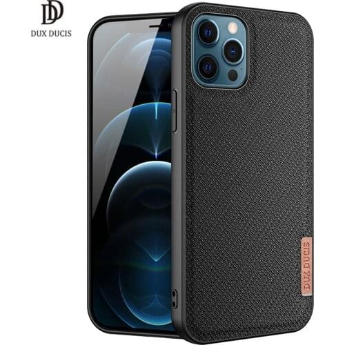 For iphone 11 Pro DUX DUCIS Fion Series Luxury Back Case Protecting Case Support Wireless Charging Supper PU+PC+TPU