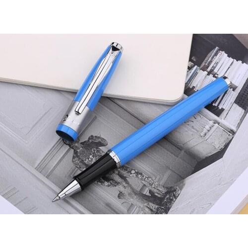 Picasso 923 Blue BRAQUE Roller Ball Pen With Refill Lucky Gift Box Optional For Office & School Supplies Pens