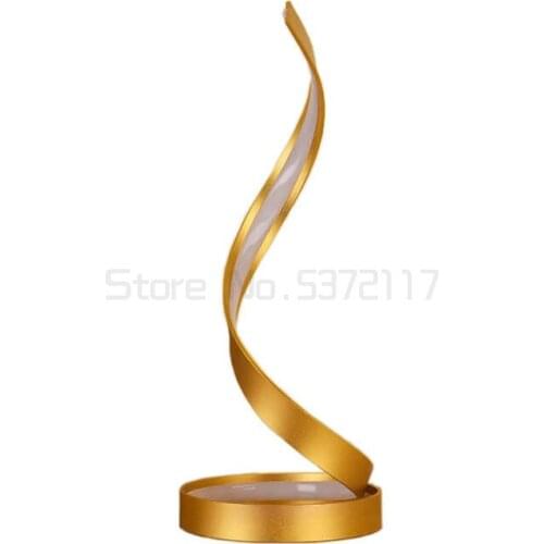 Nordic Modern Creative Table Lamps Simple Personality Bedside Touch Night Lights Fashion Metal Living Room Desktop Ornament