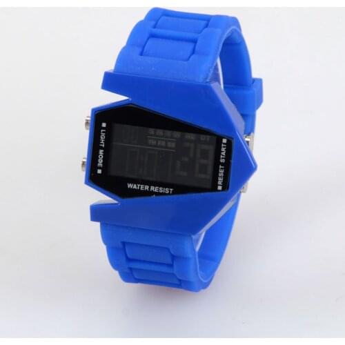 LED color watch box watch band one color series aircraft table fashion personality LED plastic colorful flash aircraft table