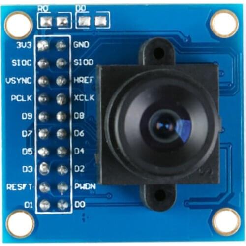 Taidacent Stm32f103 I2C SCCB Interface RawRCGB RGB YUV YCbGr 640X480 60 Frames Rate 3MP Wide Angle Ov7725 Camera Module Stm32