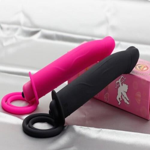 Double Penetration Vibrator Anal Plug Dildo Vibrator Strap On Penis Vagina Massage Butt Plug Sex Toys For Women Man Couples