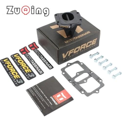 Motorcycle carbon fiber intake valve reed valve set v-force 3 for Kawasaki 125cc 250cc 250cc KX kdx Kmx 125 zx150 / kr150