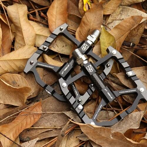 1pc Aluminum Alloy Pedals Bearing Bike Pedal Non-slip Pedal Platform Durable Pedal for Bike Riding Mountain Bikes Bicycle