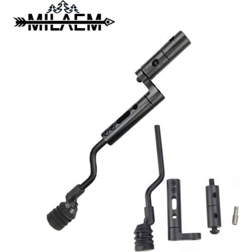 1pc Archery String Suppressor Rod 7.6mm Level Stop Bracket Vibration Balance Stabilizer Damper Compound Bow Shooting Accessories