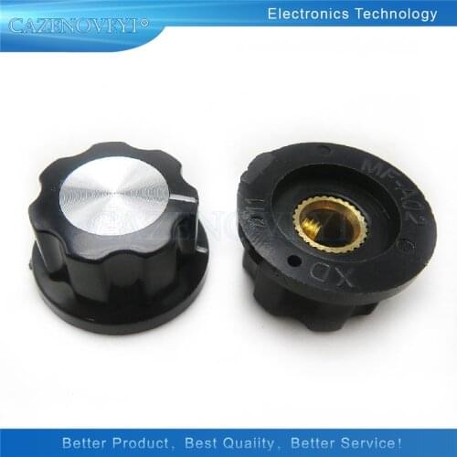 10pcs/lot Hat MF-A02 potentiometer knob WH118/WX050 bakelite knob copper core inner hole 6mm In Stock