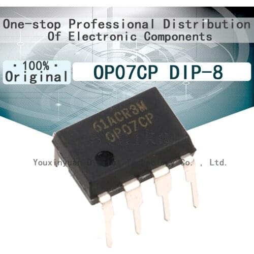 10/Pcs New Original OP07 OP07CP DIP-8 IC Chip precision operational amplifier