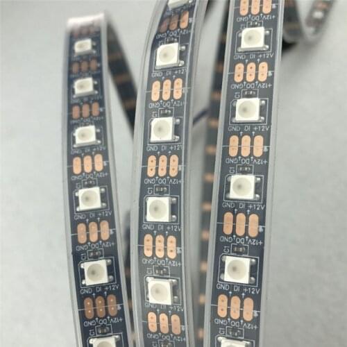 DC12V 60LED Pixel control SK6813 5050 RGB addressable dual signal wire individually controlled digital led strip