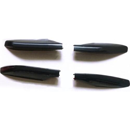 4pcs /Pack Black ABS Plastic Roof Rack Bar Rail End Protection Cover Shell For Toyota Land Cruiser Prado Fj120 FJ 120 2003 -2009