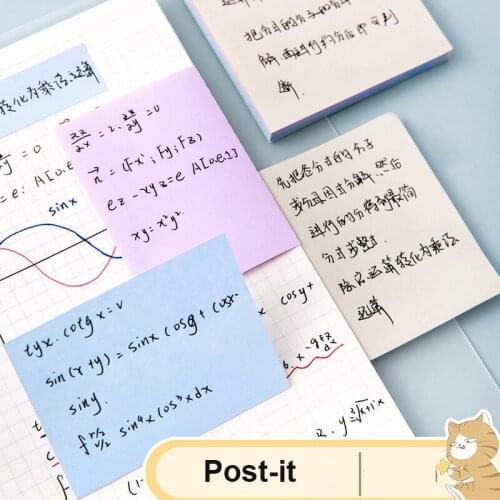 5pcs Foldable Post-it note Multi-color Book Expandable Container Student Label Sticker Tearable Small Note Pad Sticky Note Book