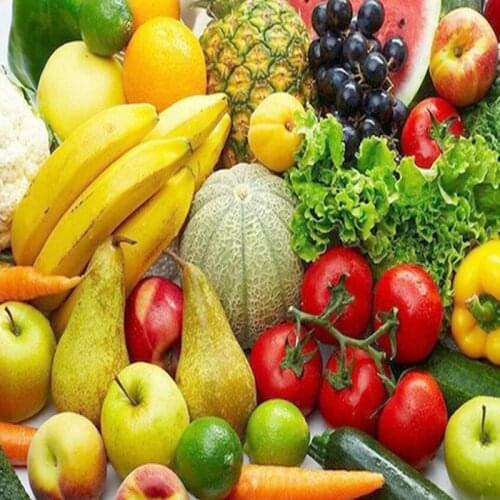 Full Drill 5D DIY Diamond Painting Cross Stitch Various Fruits Banana Apple Diamond Embroidery Mosaic Wall Art Gift