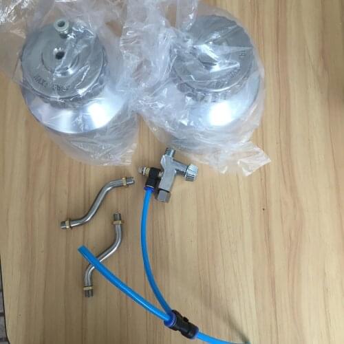 SAT1200-A sprayer accessories with two cup and air hose for high pressure chrome paint gun tool