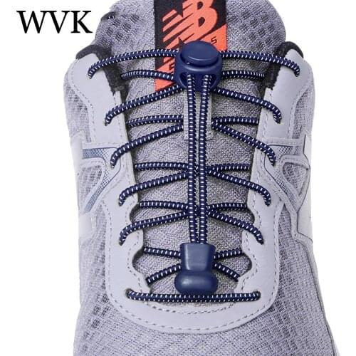 23 Colors fashion Sneaker Shoelaces Elastic No Tie Shoe Laces Stretching Lock Lazy Laces Quick Rubber Shoelace Shoestrings