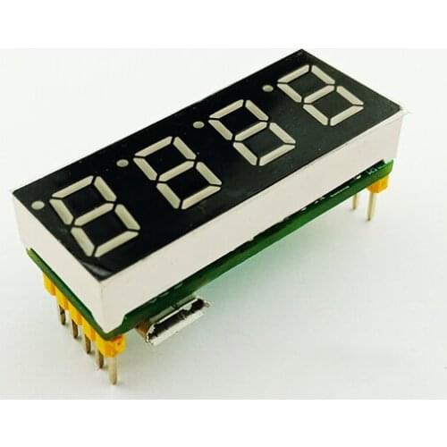 Modbus RTU RS485 serial port TTL communication 0.4-inch nixie tube display module USB