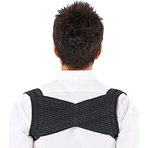 Men Posture Corrector Breathable Back Shoulder Hunchback Correction Brace Belt Strap SAL99
