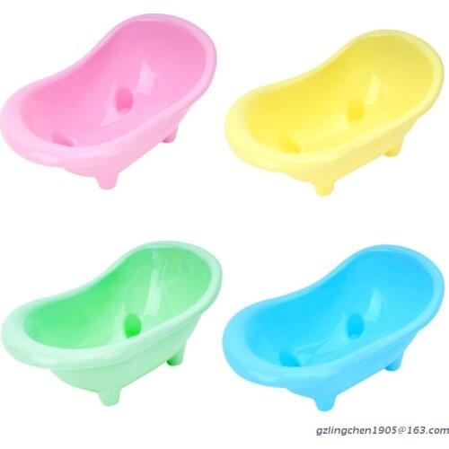 P8DE Hamster Bathtub Plastic Bathroom Container Sandbox for Small Pets Animal Chinchilla Golden Bears Hamsters Gerbil Mouse