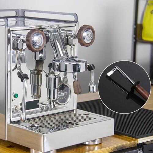 Semi-automatic Steam Coffee Machine Cleaning Brush Cleaner Wooden Handle, Professional Accessories