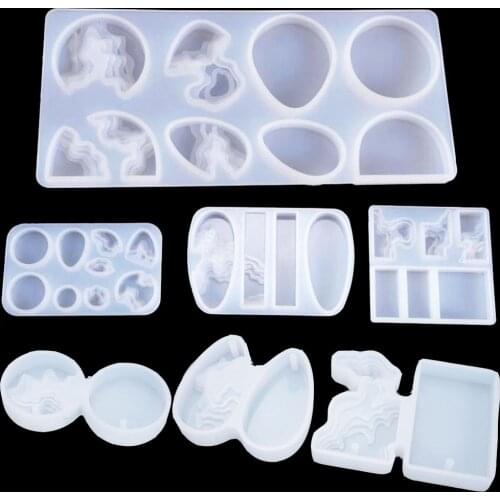 Seashore Silicone Mold Craft Nature Coastline Mold Resin jewelry DIY Summer Beach Landscape Mold UV epoxy Resin Pendant Mold