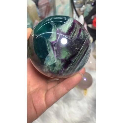 Rare new products!!Natural watermelon-colored fluorite ball, effective reflection, home decoration, feng shui, physiotherapy