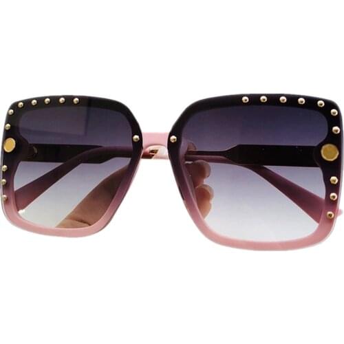 Luxury Acetate Frame Sunglasses High Fashion Full Frame Eyewear Oversizes Sunglasses With Original Box