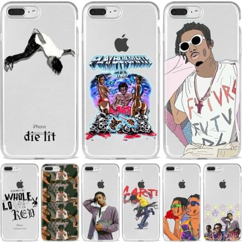 Rapper singer Playboi Carti die lit phone Case For iPhone X 11 12 Pro Mini MAX XR Case TPU Silicone Cover For iPhone SE 6s plus