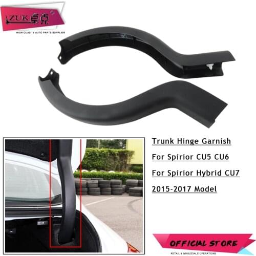 ZUK High Quality Tail Gate Trunk Hinge Garnish For HONDA ACCORD EURO Spirior 2015 2016 2017 OEM:74896-T6L-H00 74895-T6L-H00