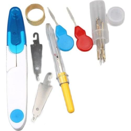 1 set DIY Needlework Sewing Scissors Needles for Embroidery Cross Stitch Tools accessory Tailors Scissors Thread Cutter