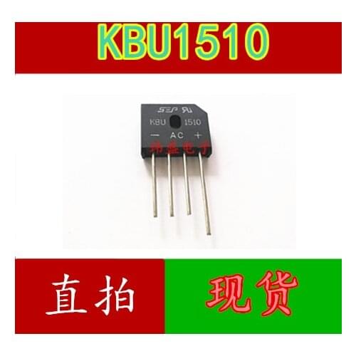 10pcs KBU1510 15A 1000V