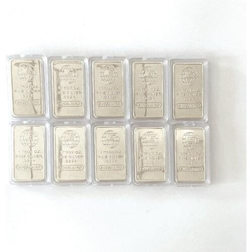 10PCS USA 1OZ Engelnard Silver Coins Collectibles Gifts Business Presents