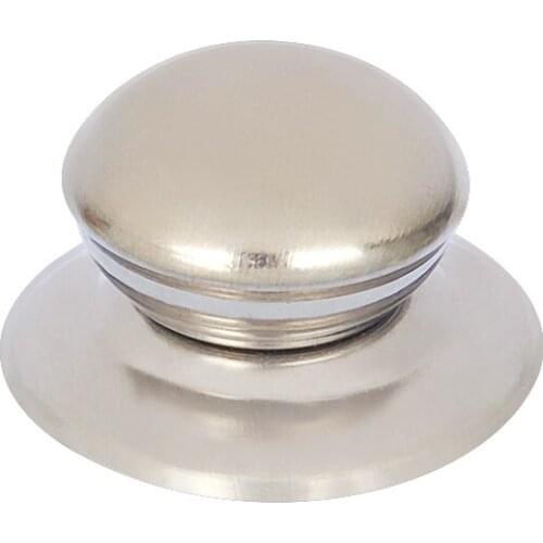 2PCS Kitchen Tool Cookware Replaceable Stainless steel Pan Pot Glass Lid Cover Handle Knob Handgrip Grip