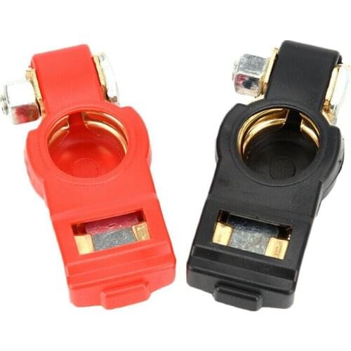 Car Auto Quick Release Battery Terminal Connector Clamps Cap Copper Copper Clips For Car Truck Clamps Caravan M5H2