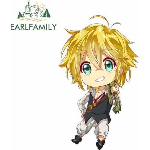 EARLFAMILY 13cm x 8cm For Seven Deadly Sins Car Bumper Stickers Windows Decal Vinyl Material Car Styling Waterproof Decoration