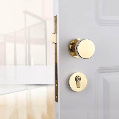 European Solid Mortise Door Handles / Door Locks Invisible Hidden Backdrop Handle Interior Living Room Silent Door Lock