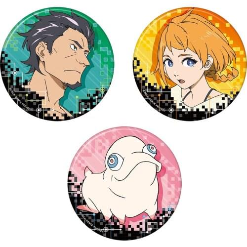 Deca Dence Anime Kaburagi Natsume Dekadansu Pipe Metal Badge Brooch Pins