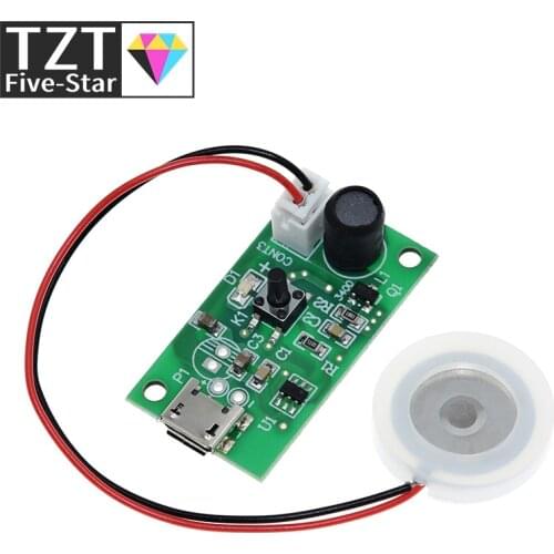 USB Mini Humidifier DIY Kits Mist Maker and Driver Circuit Board Fogger Atomization Film Atomizer Sheet Mini Oscillating