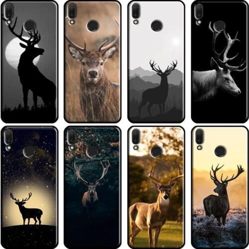 STUNNING DEER Animal Soft For Huawei Y5P Y6P Y7A 2020 Y3 II Y5 Y6 Y9 Y7 Prime 2018 2017 2019 Nova 3i 5T Case