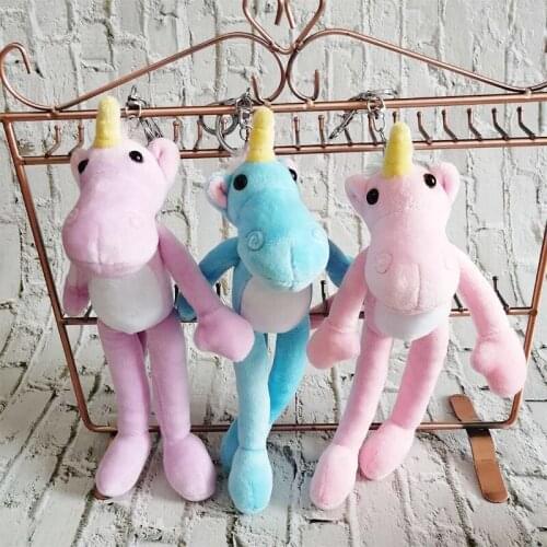 Cute new 25cm plush Do yoga unicorn Favorite Keychain Bag decoration soft good quality christmas festival gift for friend kid