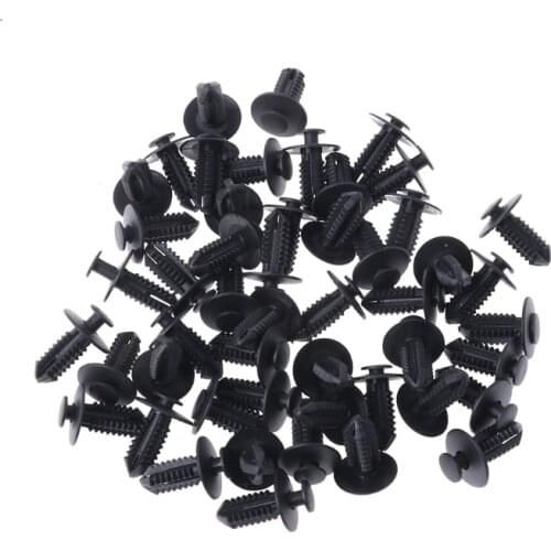 T3ED 50 Pcs Car Auto Push Type Bumper Retainer Fasteners Clip for bmw Mercedes