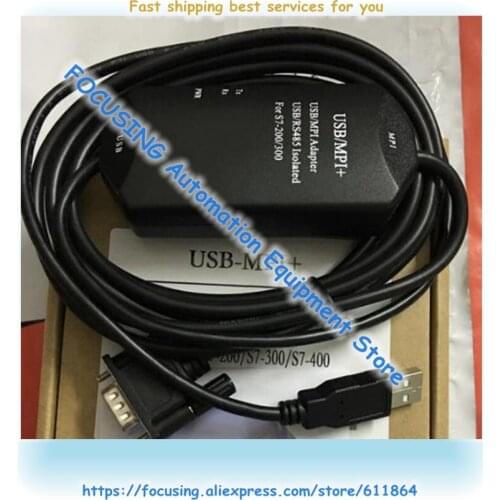 USB TO MPI INTERFACE USB/MPI Adapter USB/RS458 Isolated FOR PLC S7-200 S7-300 S7-400 Cable New USB-MPI