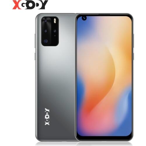 XGODY P40 Celular Smartphone Android 10 6.8" 19:9 Punch Screen 3000mAh 1GB 8GB Quad Core 5MP GPS WiFi 3G Dual SIM Mobile Phone