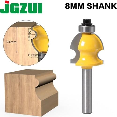 1pc 8mm Shank Line Architectural Molding Router Bit Woodworking Tenon Milling Cutter for Wood Machine Tools